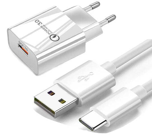 Conjunto cabo de carregamento rápido USB Tipo C