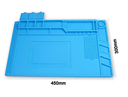 Tapete de solda resistente ao calor de silicone 450mm X 300mm